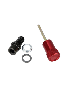 ΑΝΤΑΛΛΑΚΤΙΚΟ ROCKSHOX REBA REBOUND ADJUSTER KNOB/BOLT KIT, ALUMINUM RED, SHORT