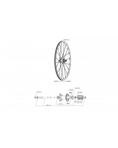ΑΚΤΙΝΕΣ MAVIC KSYRIUM SL 011 275mm DRIVE SIDE