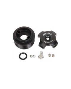 ΑΝΤΑΛΛΑΚΤΙΚΟ ROCKSHOX TOP CAP/PRELOAD ADJUSTER KNOB, ALUMINUM - 2010 TORA XC/SL, 2011 RECON SILVER