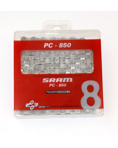 ΑΛΥΣΙΔΑ SRAM PC 850 114 LINKS ΑΣΗΜΙ 8 ΤΑΧΥΤΗΤΩΝ