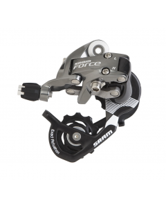 ΣΑΣΜΑΝ ΟΠΙΣΘΙΟ SRAM FORCE22 014 11 ΤΑΧΥΤΗΤΩΝ ΑΛΟΥΜΙΝΙΟ SHORT CAGE ΓΚΡΙ