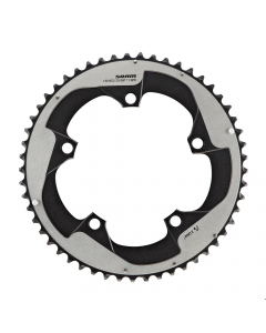 ΔΙΣΚΟΣ ΦΥΛΛΟ SRAM ROAD RED22 X-GLIDE 53T YAW 11 ΤΑΧΥΤΗΤΩΝ S3 130 ALUM 5MM FALCON ΓΚΡΙ (53 39)