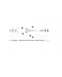 ΑΝΤΑΛΛΑΚΤΙΚΟ MAVIC R-SYS / COSMIC CARBON ULTIMATE 013 FORK REST FRONT & REAR
