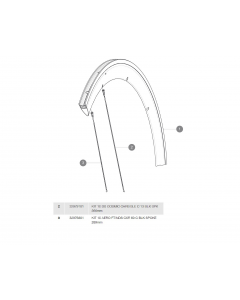 ΑΚΤΙΝΕΣ MAVIC COSMIC CARBON SLS CLINCHER 287mm DRIVE SIDE
