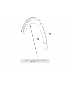 ΑΚΤΙΝΕΣ MAVIC COSMIC CARBON SLS CLINCHER 289mm ΕΜΠΡΟΣΘΙΕΣ ΚΑΙ NON DRIVE SIDE