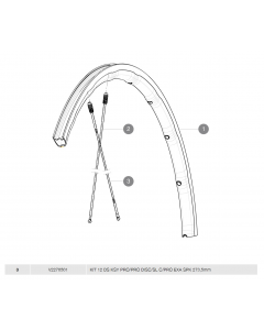 ΑΚΤΙΝΕΣ MAVIC KSYRIUM PRO DISC DRIVE SIDE