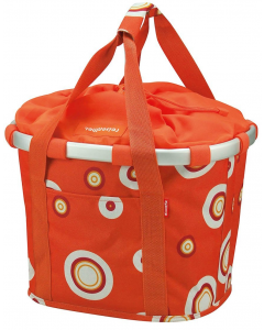 ΚΑΛΑΘΙ ΕΜΠΡΟΣΘΙΟ KLICKFIX BIKEBASKET BUBBLES ΠΟΡΤΟΚΑΛΙ