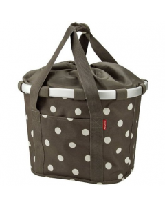 ΚΑΛΑΘΙ ΕΜΠΡΟΣΘΙΟ KLICKFIX BIKEBASKET MOCHA DOTS