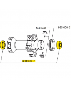 ΡΟΥΛΕΜΑΝ MAVIC QRM B9 ΟΠΙΣΘΙΑ