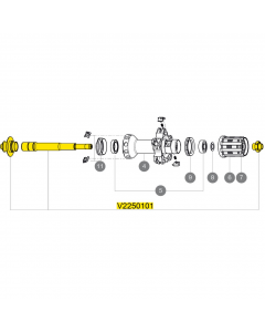 ΑΞΟΝΑΣ MAVIC R-SYS SLR ΟΠΙΣΘΙΟΣ
