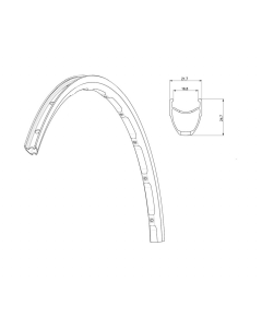 ΖΑΝΤΑ MAVIC KSYRIUM 017 ΜΑΥΡΗ ΟΠΙΣΘΙΑ