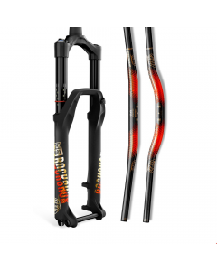 ΑΥΤΟΚΟΛΛΗΤΑ ROCKSHOX PIKE/LYRIK/YARI/DOMAIN/REVELATION 2018+ TROY LEE DESIGNS 35MM GOLD/ORANGE MY18