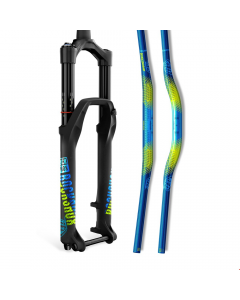 ΑΥΤΟΚΟΛΛΗΤΑ ROCKSHOX PIKE/LYRIK/YARI/DOMAIN/REVELATION 2018+ TROY LEE DESIGNS 35MM BLUE/YELLOW MY18