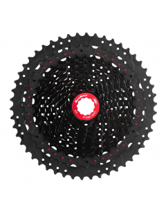 ΚΑΣΕΤΑ SUNRACE CSMX80 11-50 11 ΤΑΧΥΤΗΤΩΝ CHROME BLACK