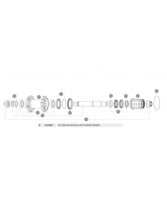 ΑΞΟΝΑΣ MAVIC ID360 UB ΟΠΙΣΘΙΟΣ