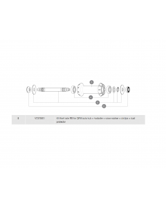 ΑΞΟΝΑΣ MAVIC QRM AUTO RB ΕΜΠΡΟΣ