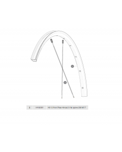 ΑΚΤΙΝΕΣ MAVIC ALLROAD S FLAT 298mm M7/7 ΕΜΠΡΟΣ/ΠΙΣΩ