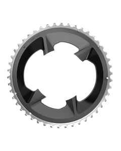 ΔΙΣΚΟΣ ΦΥΛΛΟ SRAM ROAD 46T 107BCD 2X12 RIVAL BLACK WITH COVER PLATE